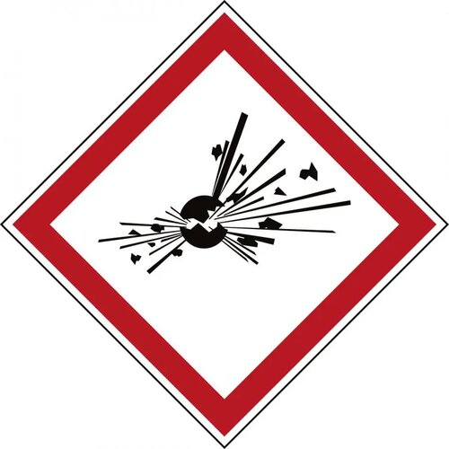 Ghs Symbool - Ghs01 - Explosiegevaar (Sticker)