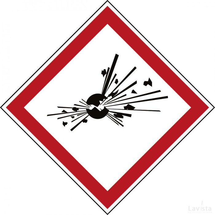 Ghs Symbool - Ghs01 - Explosiegevaar (Sticker)