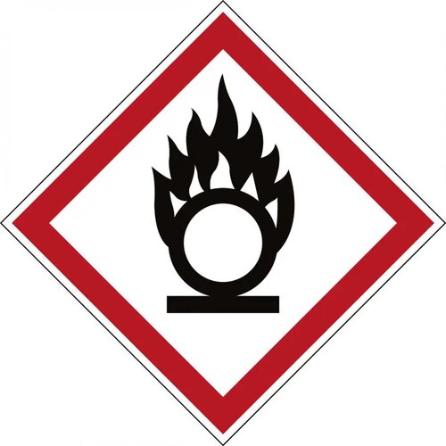 Ghs Symbool - Ghs03 - Brandbevorderend (Sticker)
