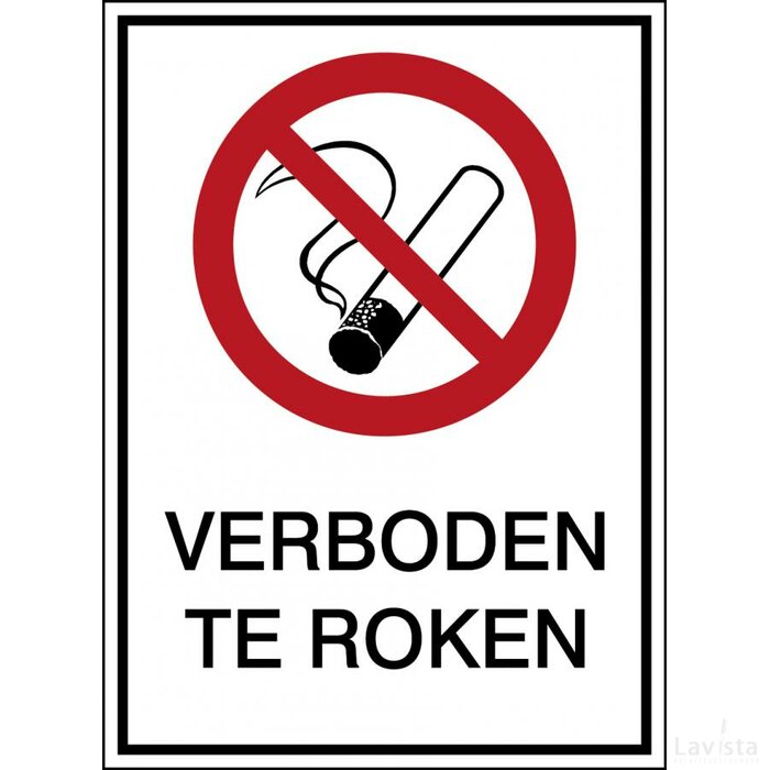 Roken Verboden (Sticker)