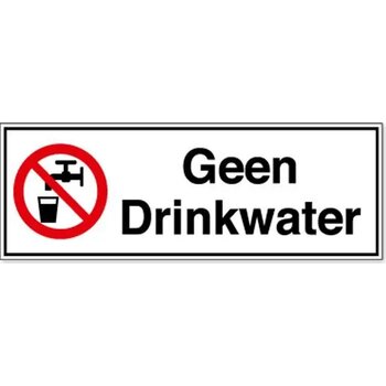 Geen Drinkwater (Sticker) Geen Drinkwater (Sticker)