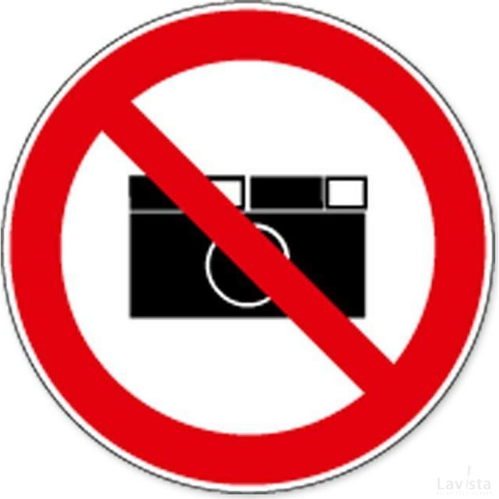 Fotograferen Verboden (Sticker)