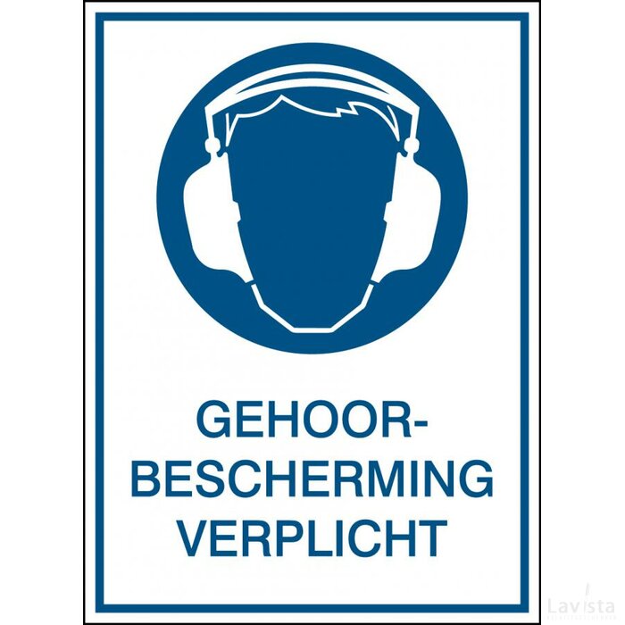 Gehoorbescherming Verplicht (Sticker)