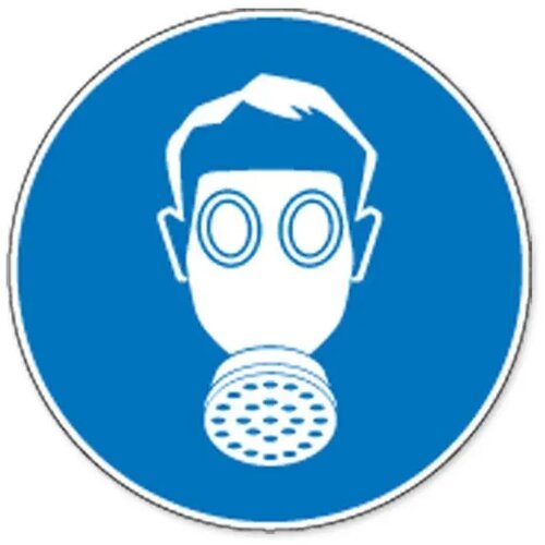 Ademhalingsbescherming Verplicht (Sticker)