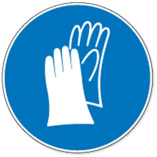 Veiligheidshandschoenen Verplicht (Sticker)