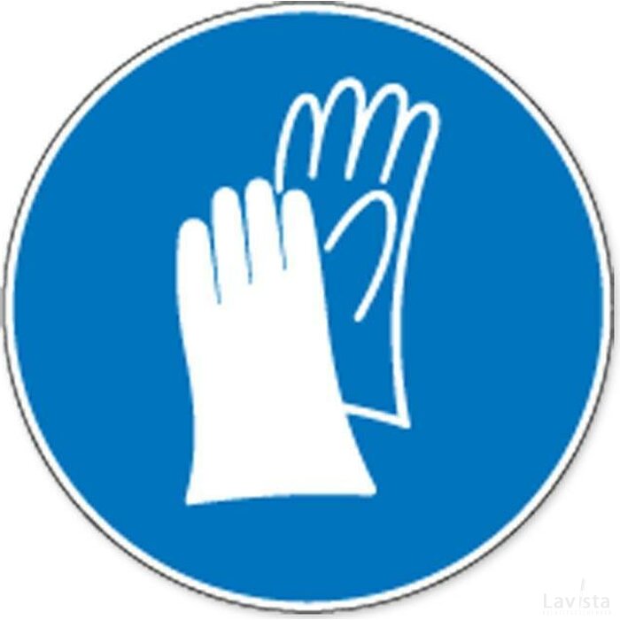 Veiligheidshandschoenen Verplicht (Sticker)