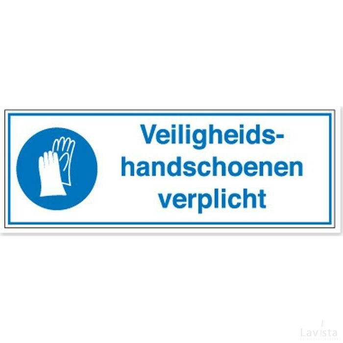 Veiligheidshandschoenen Verplicht (Sticker)