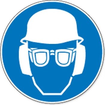 Volledige Bescherming Verplicht (Sticker)