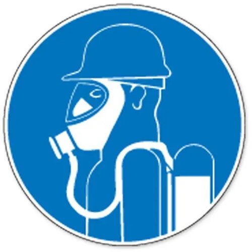 Gebruik Autonoom Ademhalingstoestel (Sticker)