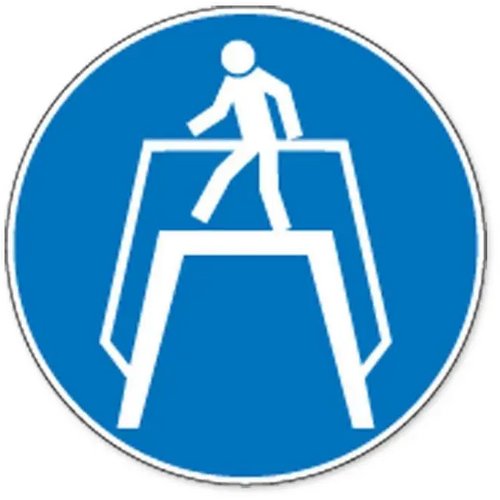 Oversteekplaats Gebruiken (Sticker)