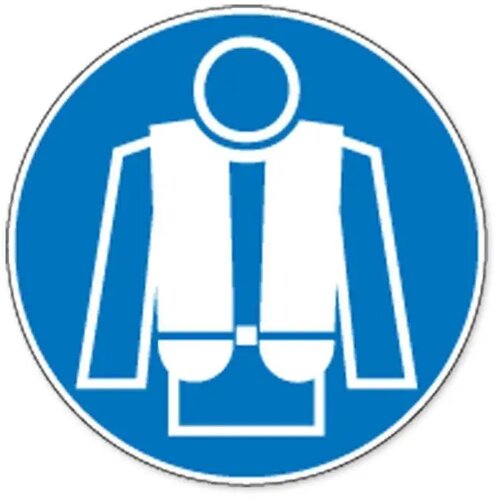Reddingsvest Verplicht (Sticker)