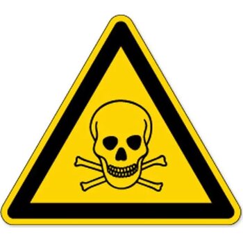 Waarschuwing; Giftige Stoffen (Sticker)