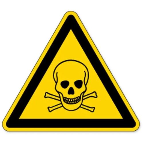 Waarschuwing; Giftige Stoffen (Sticker)