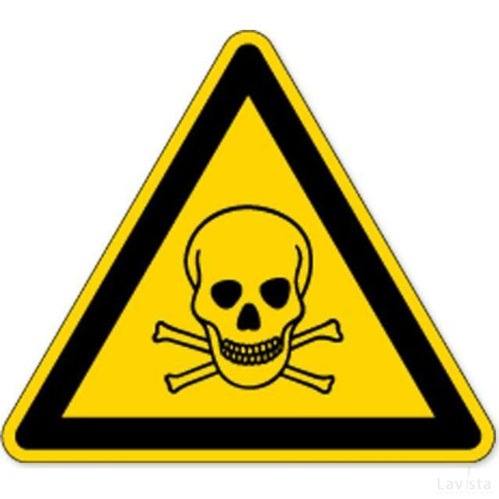 Waarschuwing; Giftige Stoffen (Sticker)