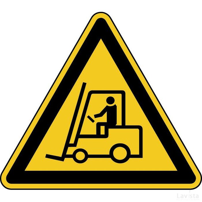 Waarschuwing; Transportvoertuigen (Sticker)