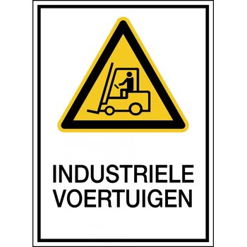 Waarschuwing; Transportvoertuigen (Sticker)