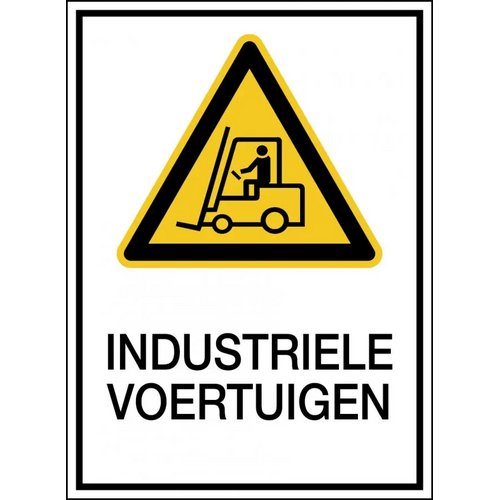 Waarschuwing; Transportvoertuigen (Sticker)