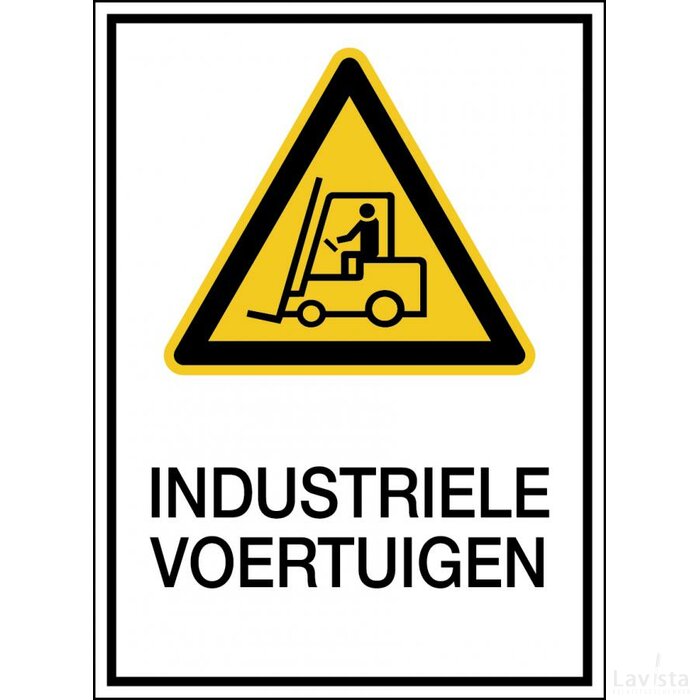 Waarschuwing; Transportvoertuigen (Sticker)