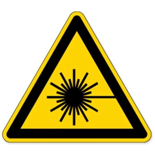 Waarschuwing; Laserstraal (Sticker)