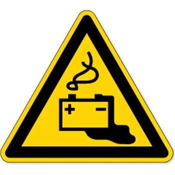 Waarschuwing; Laden Van Accu's (Sticker) Waarschuwing; Laden Van Accu's (Sticker)