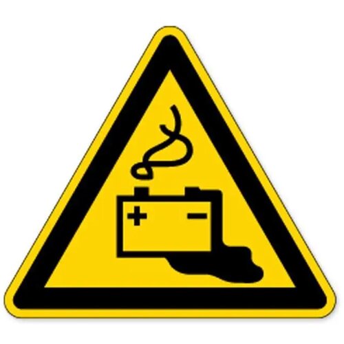Waarschuwing; Laden Van Accu's (Sticker)