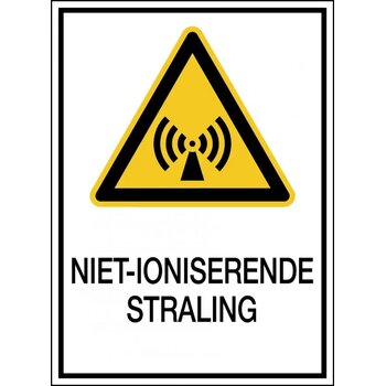 Waarschuwing: Niet-Ioniserende Straling (Sticker)