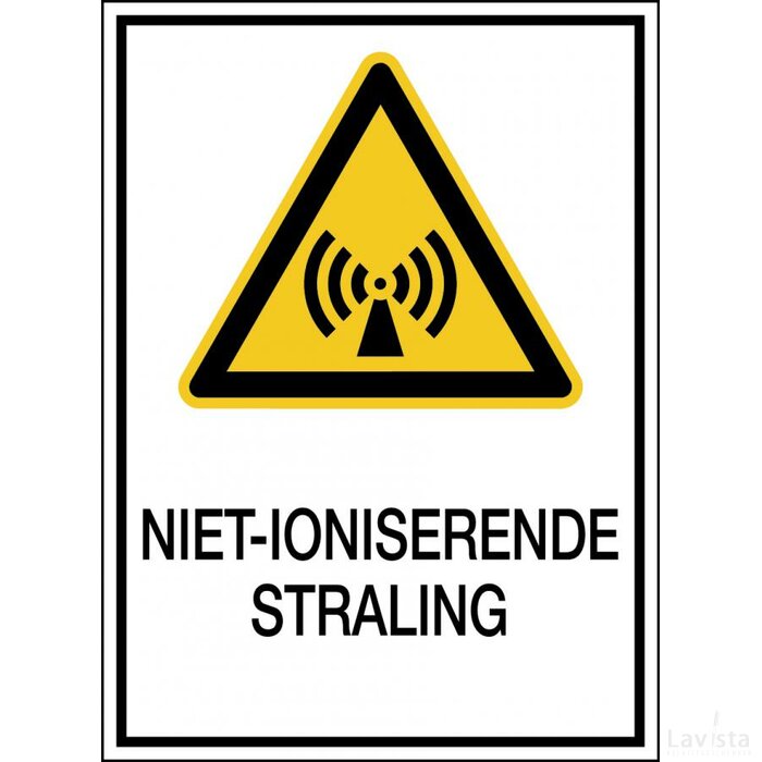 Waarschuwing: Niet-Ioniserende Straling (Sticker)