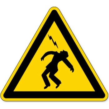 Waarschuwing; Overslaande Spanning (Sticker) Waarschuwing; Overslaande Spanning (Sticker)