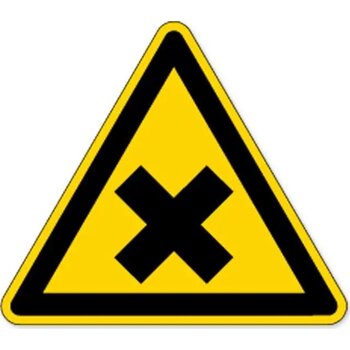 Waarschuwing; Schadelijke Of Irriterende Stoffen (Sticker)