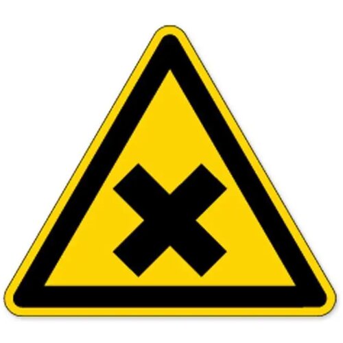 Waarschuwing; Schadelijke Of Irriterende Stoffen (Sticker)