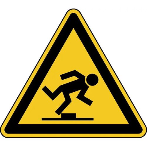 Waarschuwing; Struikelgevaar (Sticker)