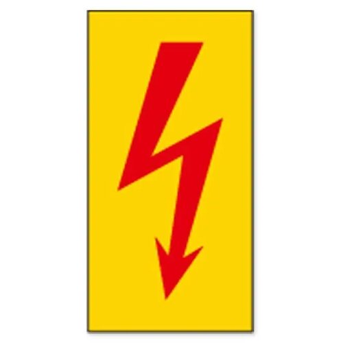 Waarschuwing: Elektrische Spanning (Sticker)