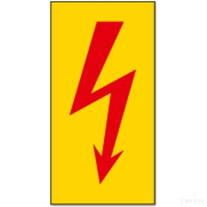 Waarschuwing: Elektrische Spanning (Sticker)