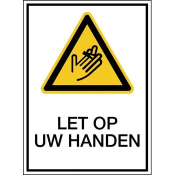 Waarschuwing: Elektrische Spanning (Sticker) Waarschuwing: Elektrische Spanning (Sticker)