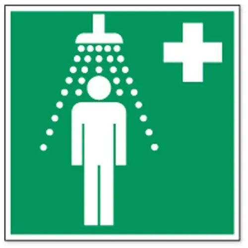 Veiligheidsdouche (Sticker)