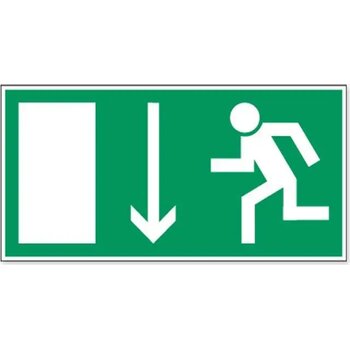 Richting Nooduitgang (Sticker)