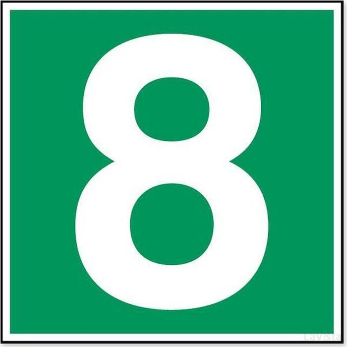 Nummer 8 (Sticker)