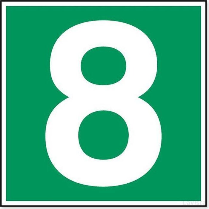 Nummer 8 (Sticker)