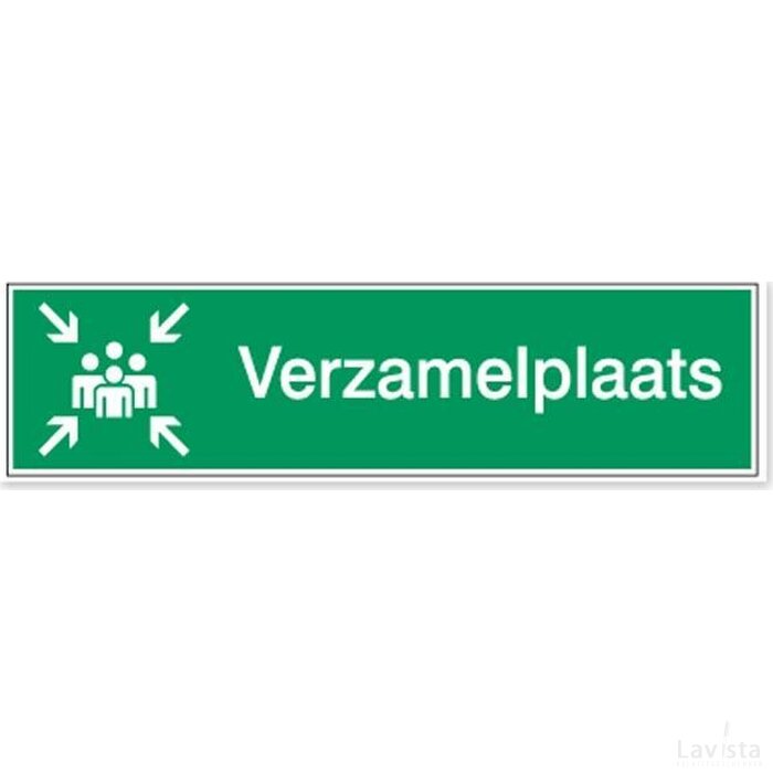 Verzamelplaats Bij Evacuatie (Sticker)