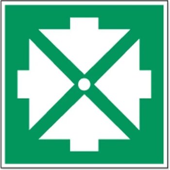 Verzamelplaats Bij Evacuatie (Sticker)