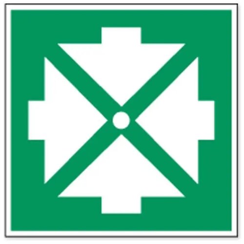 Verzamelplaats Bij Evacuatie (Sticker)