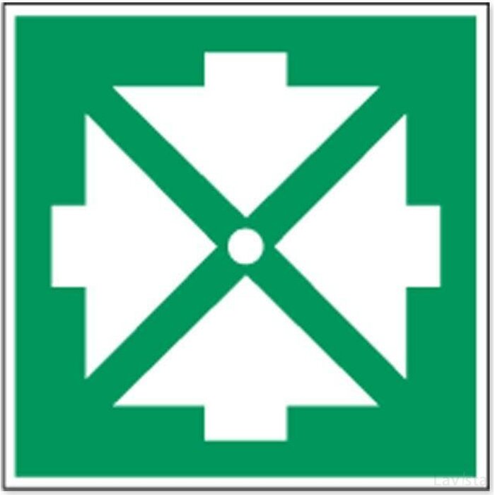 Verzamelplaats Bij Evacuatie (Sticker)