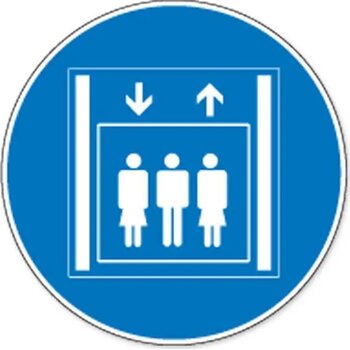 Personenlift (Sticker)