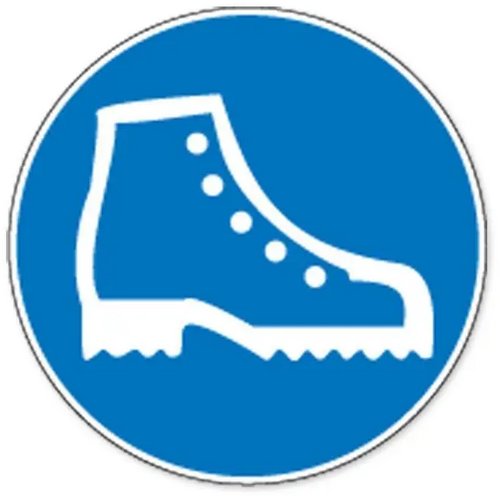 Veiligheidsschoenen Verplicht (Sticker)