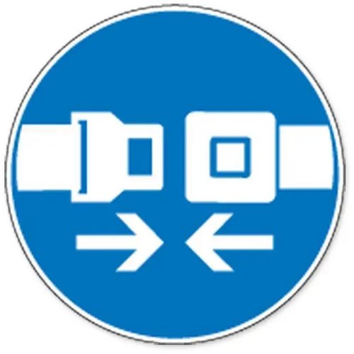 Veiligheidsriem Verplicht (Sticker)