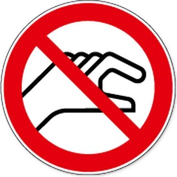 Verboden Aan Te Raken (Sticker)