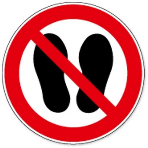 Betreden Van Ruimte Verboden (Sticker)