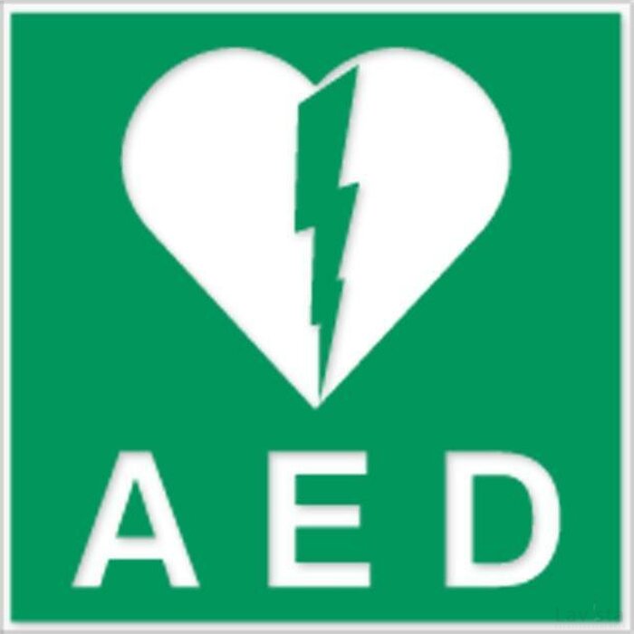 Automatische Externe Defibrillator (Sticker)