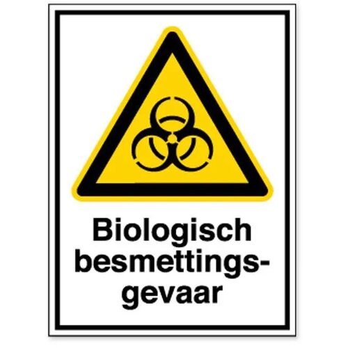 Biologisch Besmettingsgevaar (Sticker)