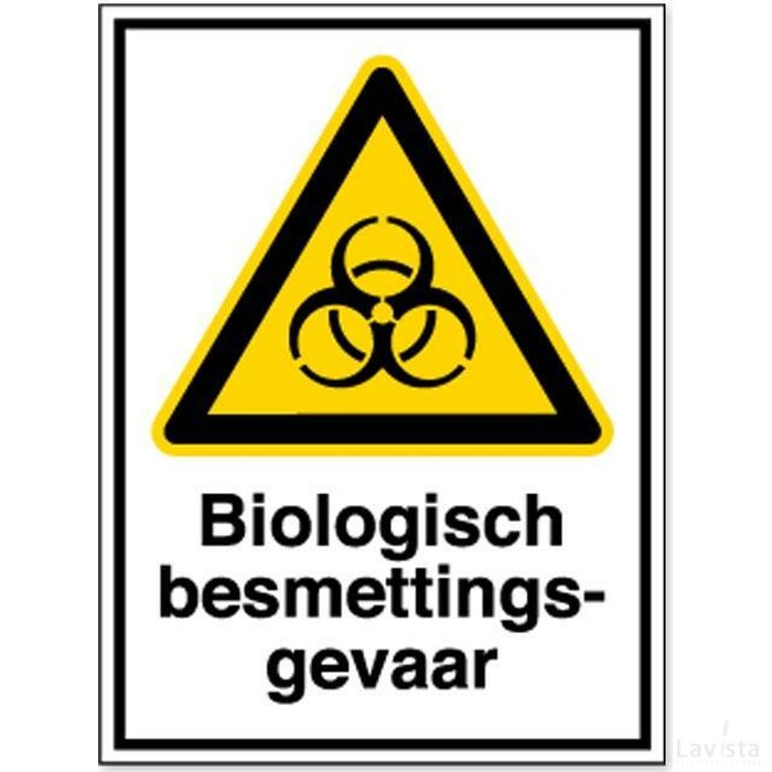 Biologisch Besmettingsgevaar (Sticker)